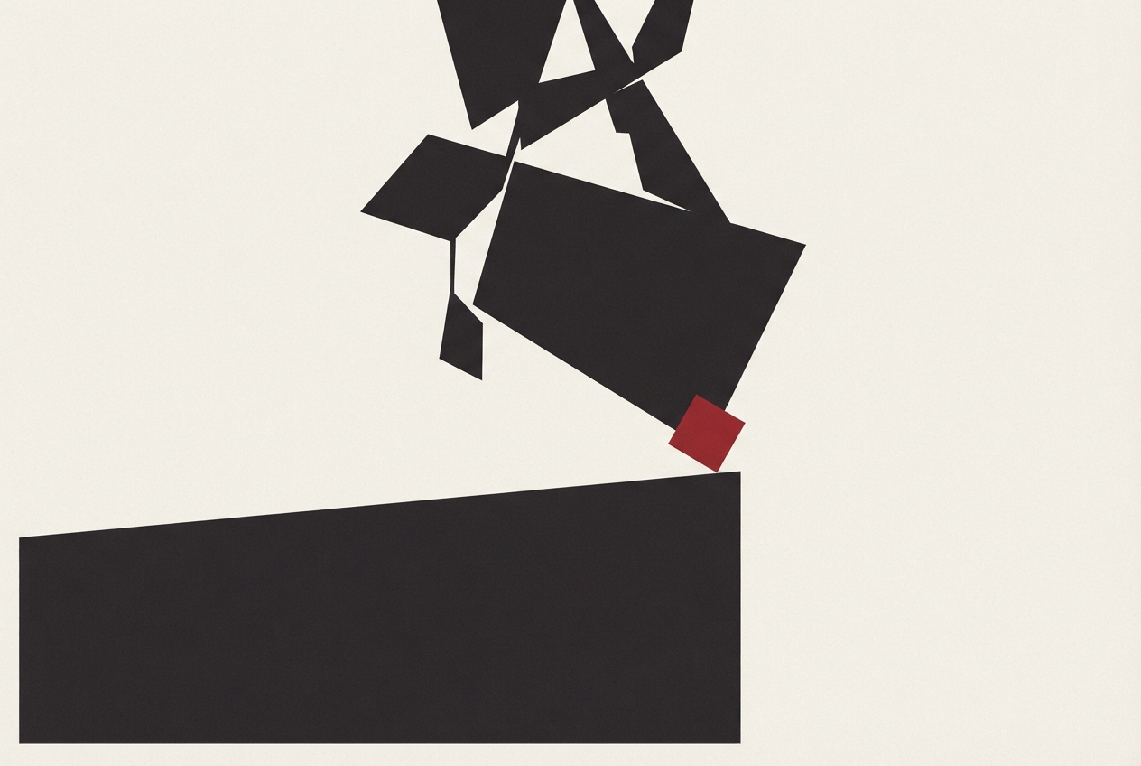 Abstract editorial illustration