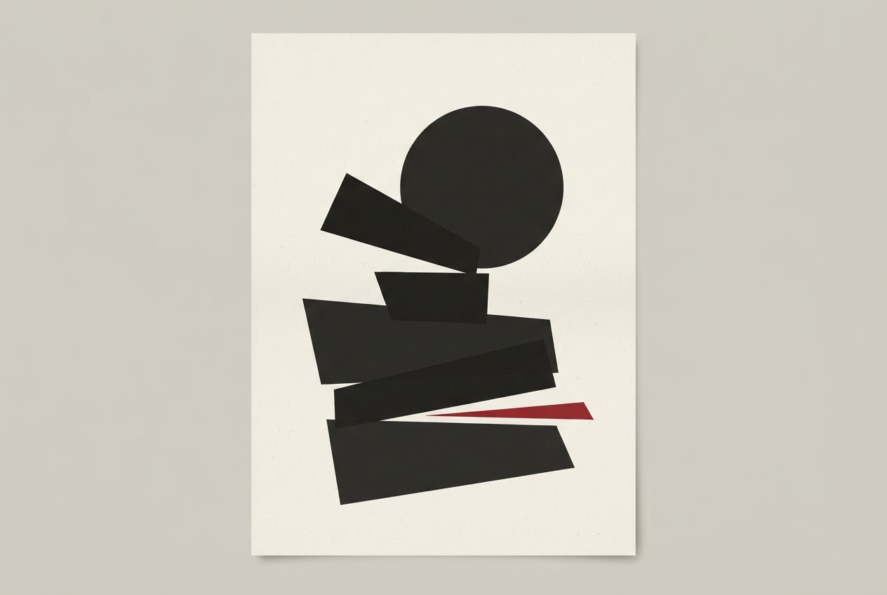 Abstract editorial illustration