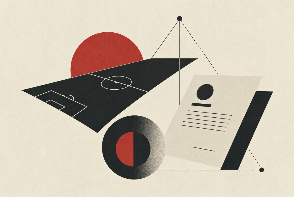 Abstract editorial illustration