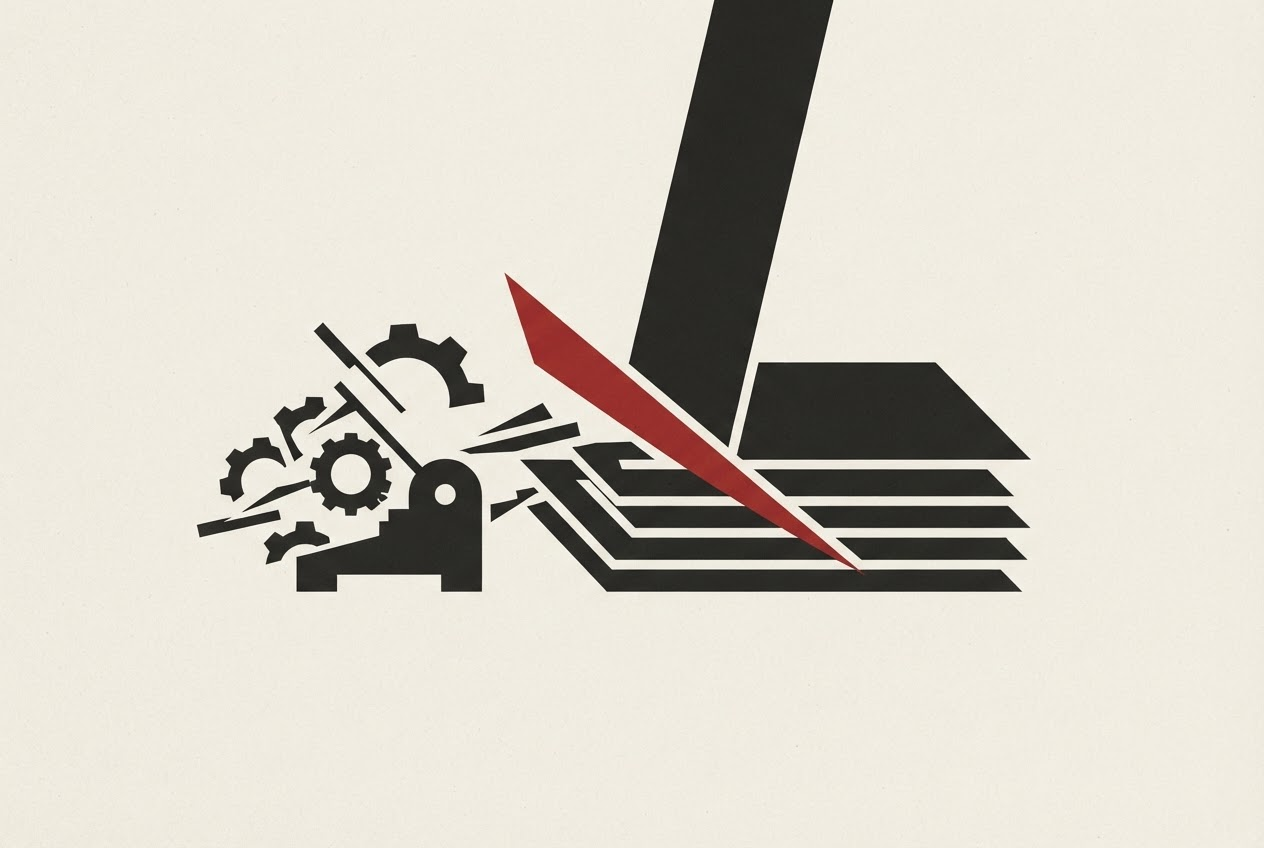 Abstract editorial illustration