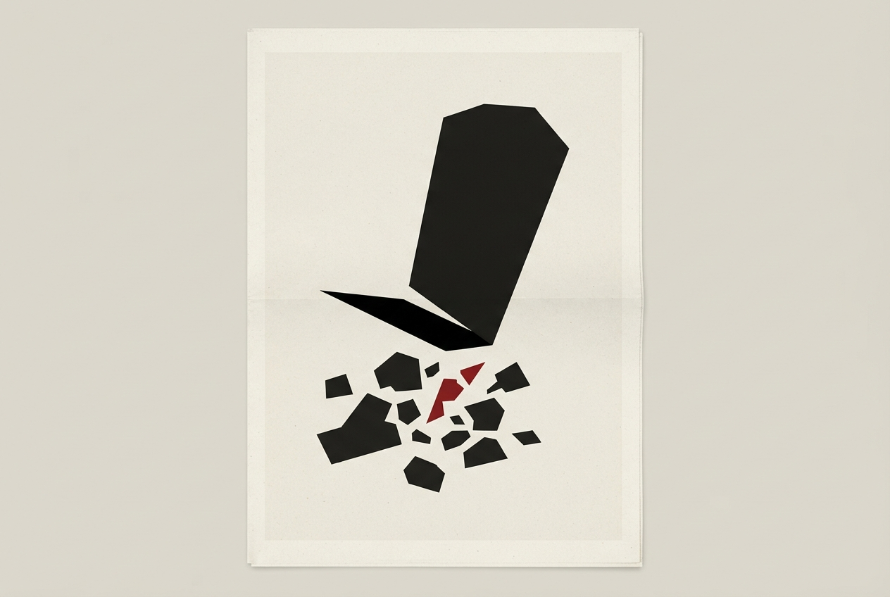 Abstract editorial illustration