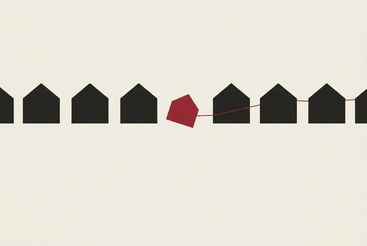 Abstract editorial illustration