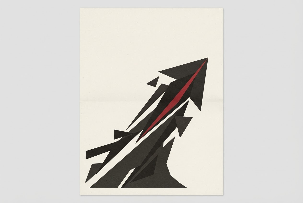 Abstract editorial illustration