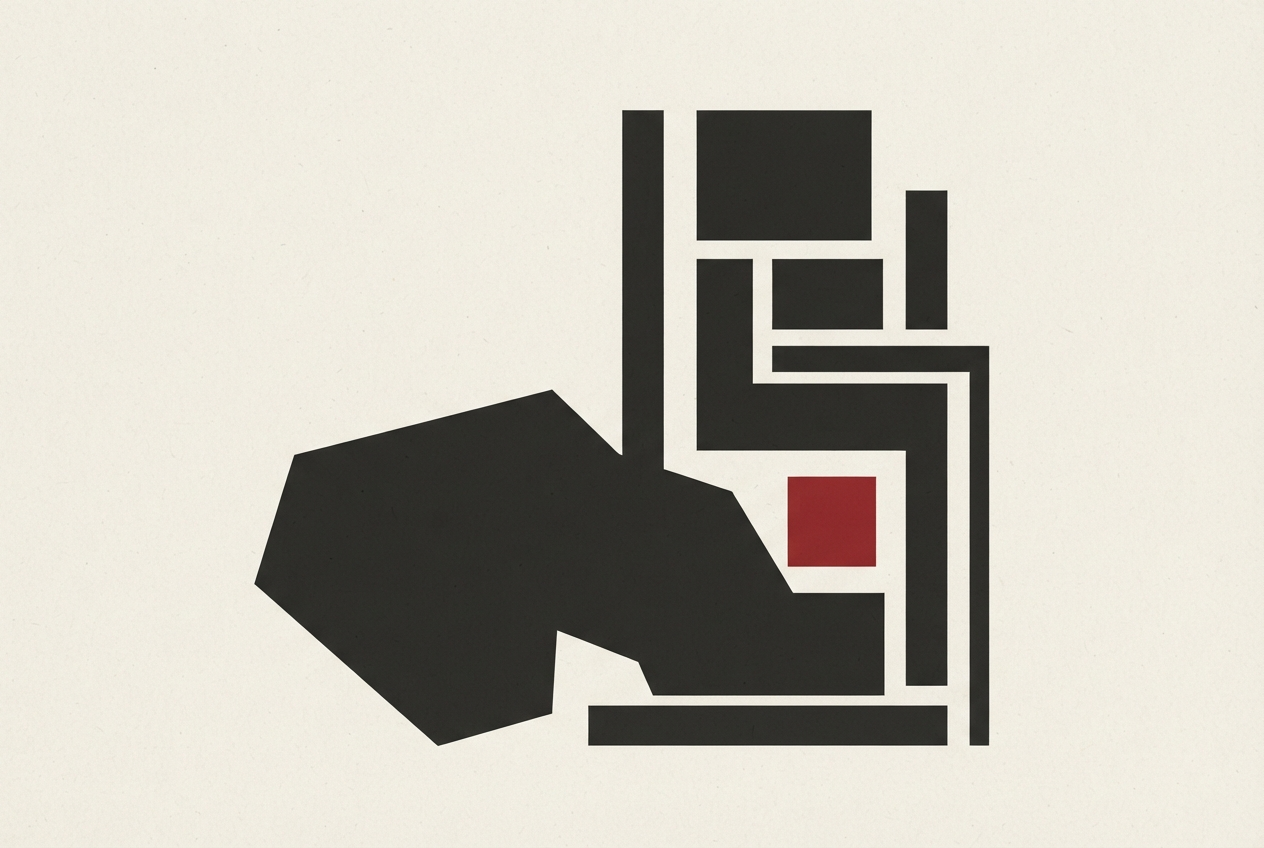 Abstract editorial illustration