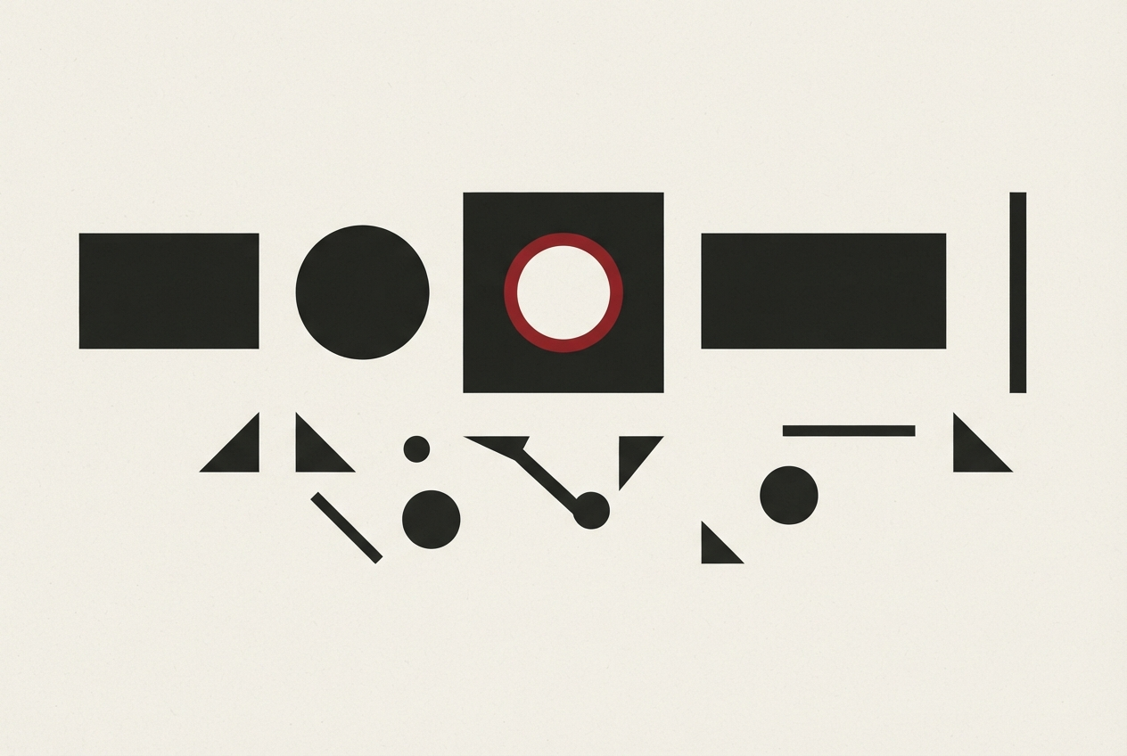 Abstract editorial illustration