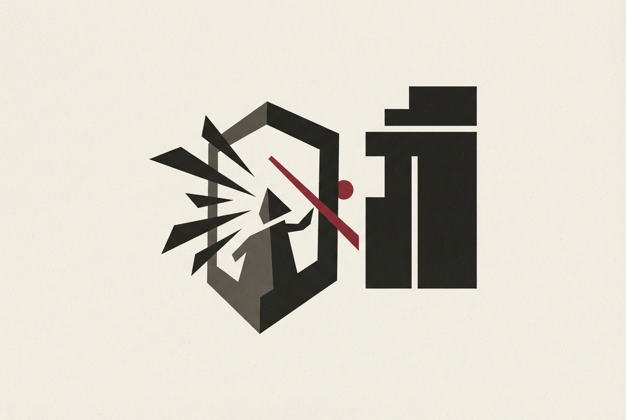 Abstract editorial illustration