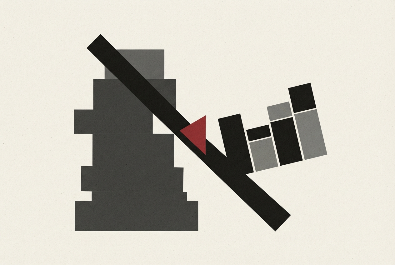 Abstract editorial illustration