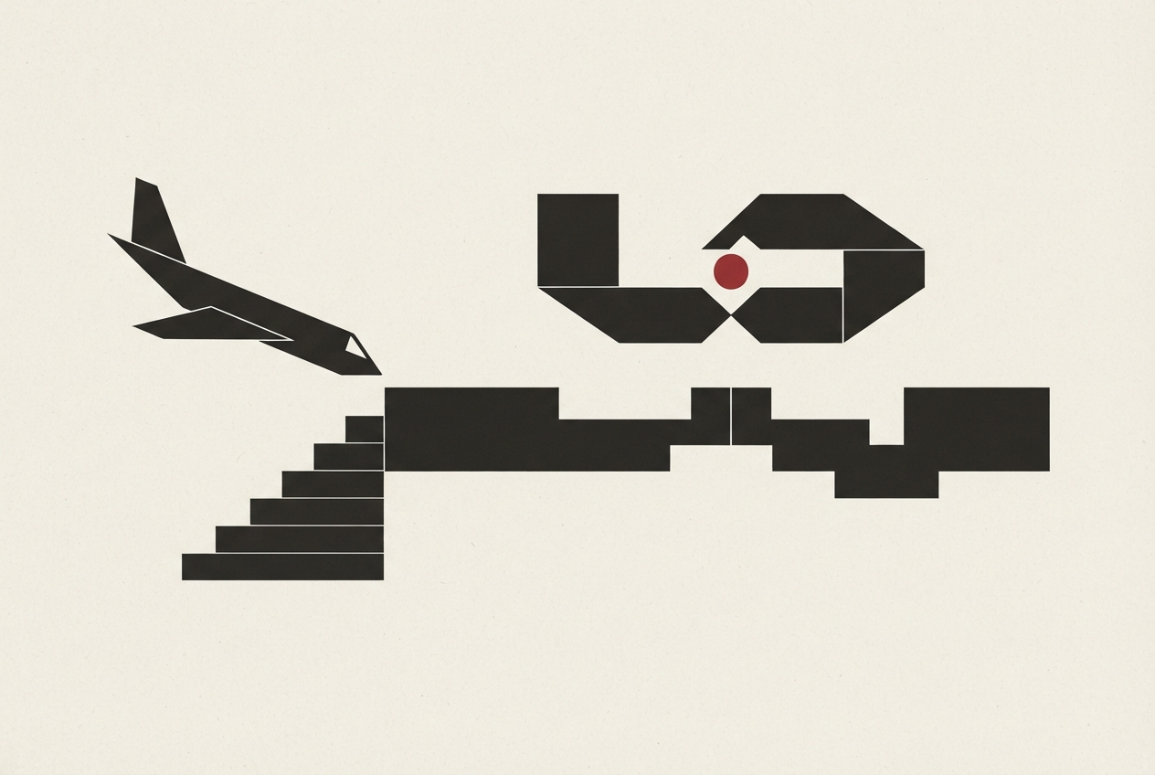 Abstract editorial illustration