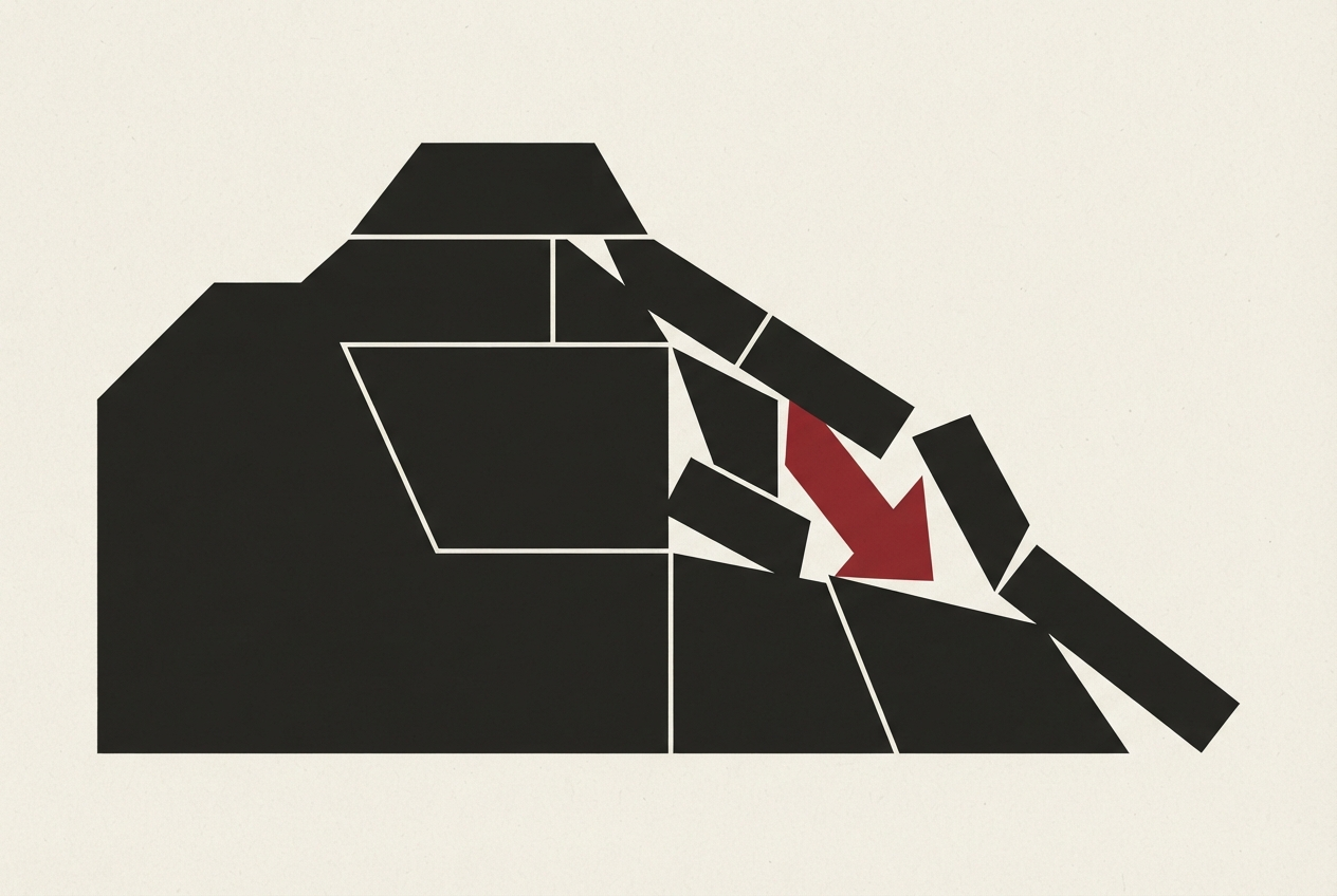 Abstract editorial illustration