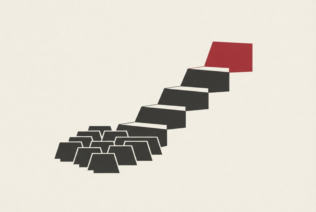 Abstract editorial illustration