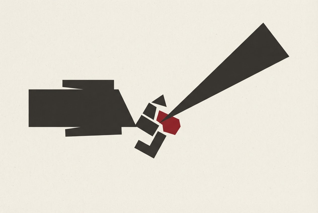 Abstract editorial illustration