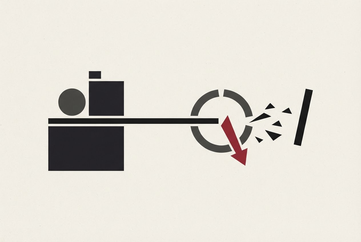 Abstract editorial illustration