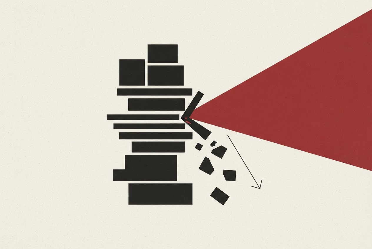 Abstract editorial illustration