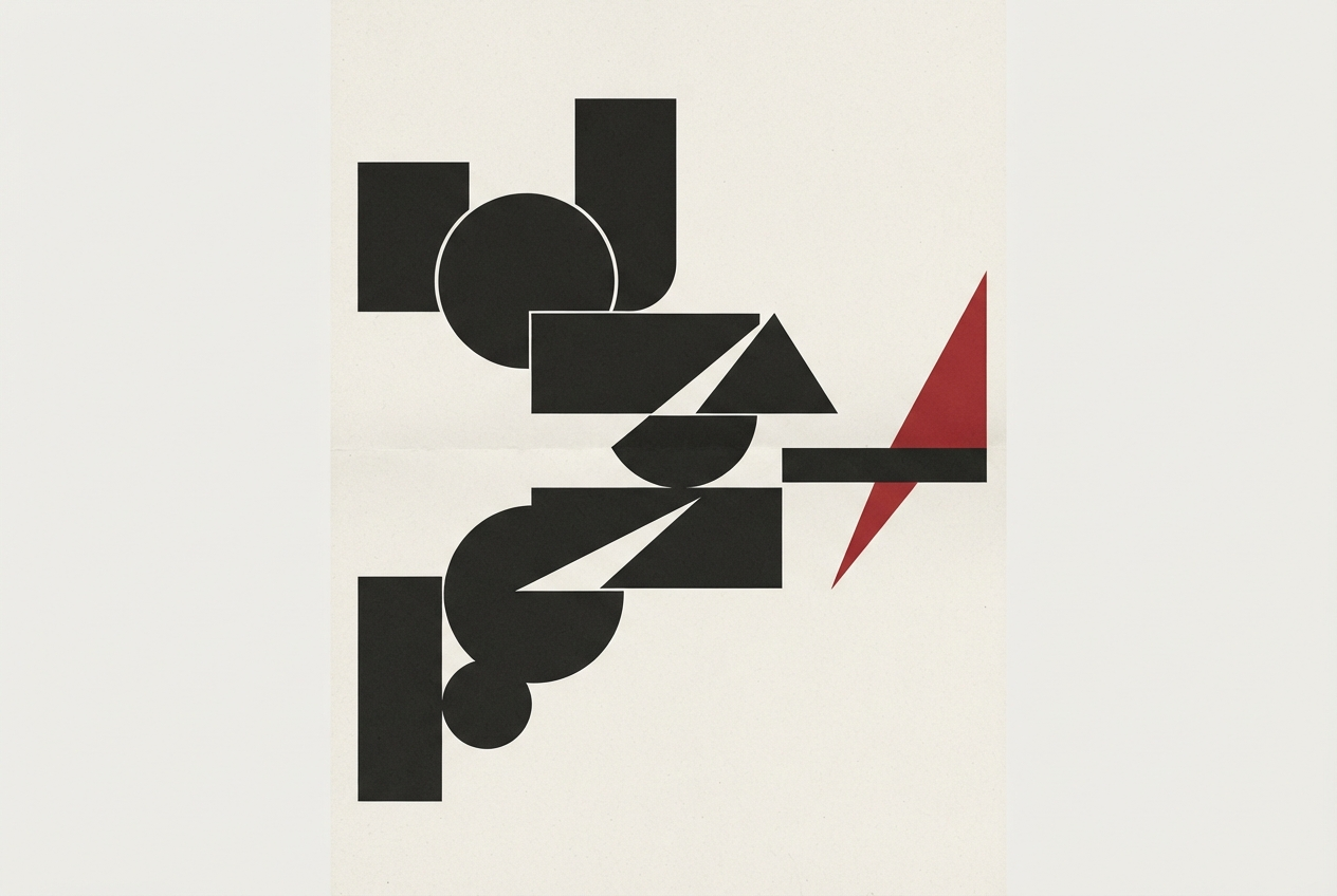 Abstract editorial illustration