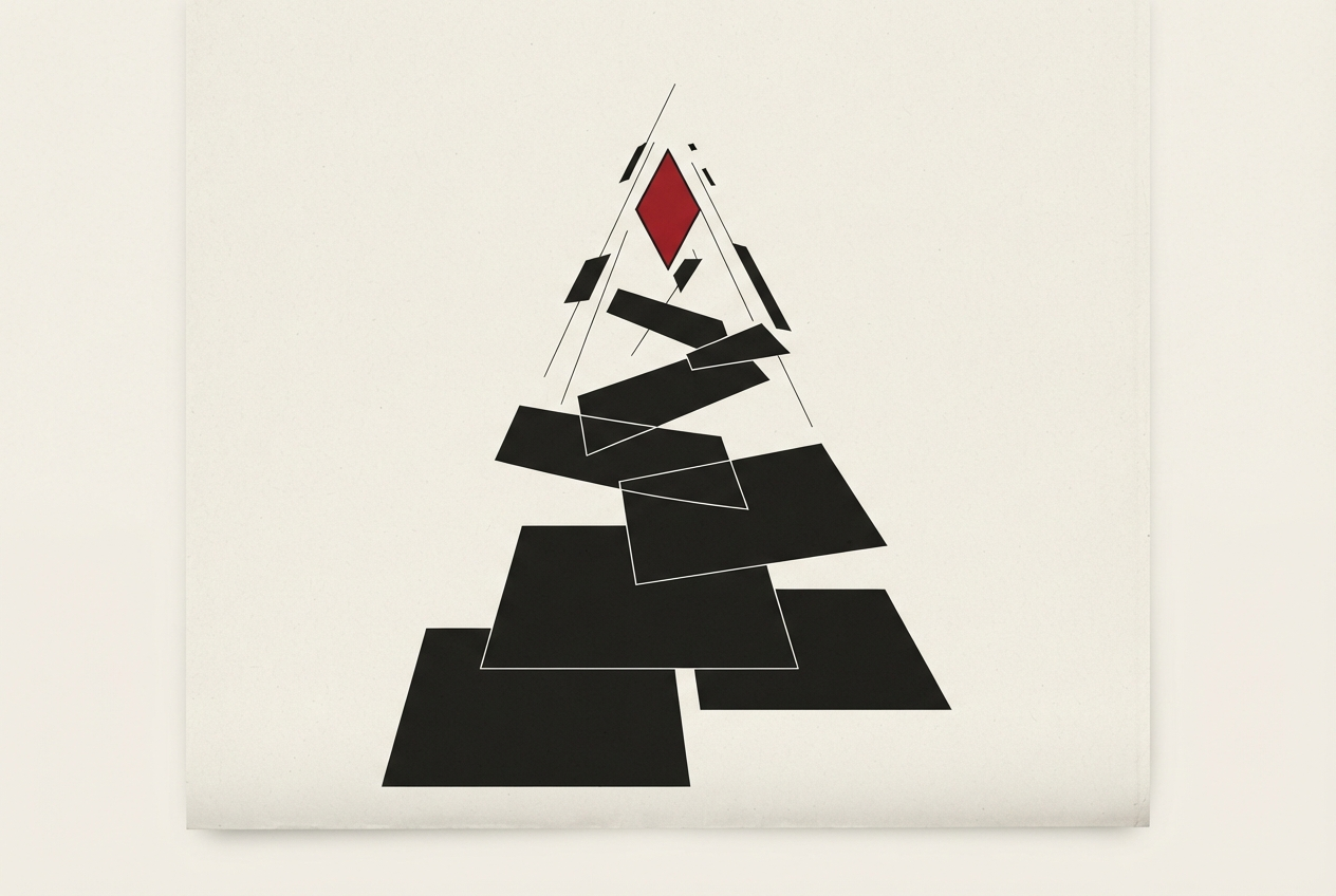 Abstract editorial illustration