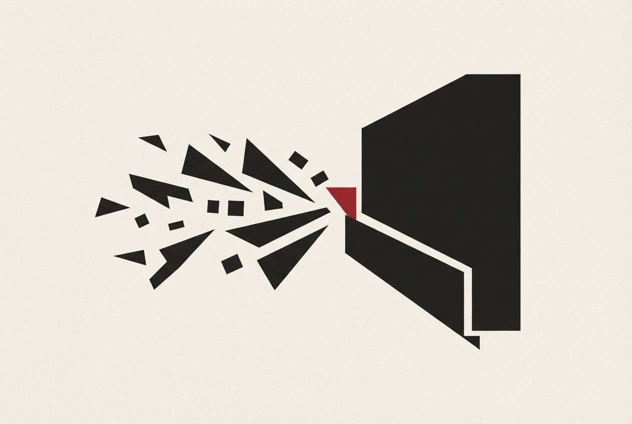 Abstract editorial illustration