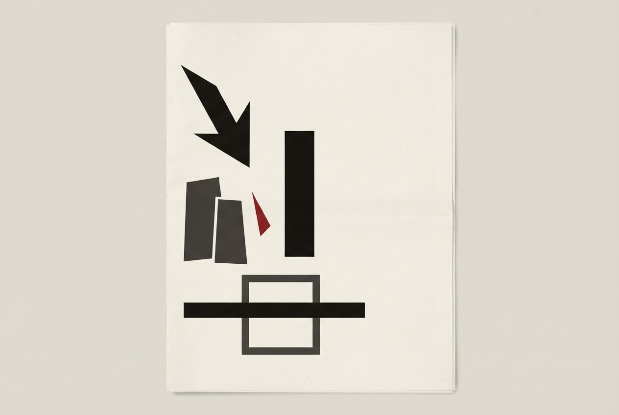 Abstract editorial illustration