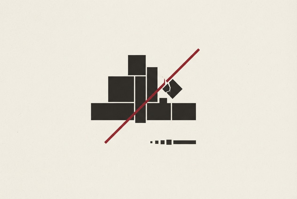 Abstract editorial illustration
