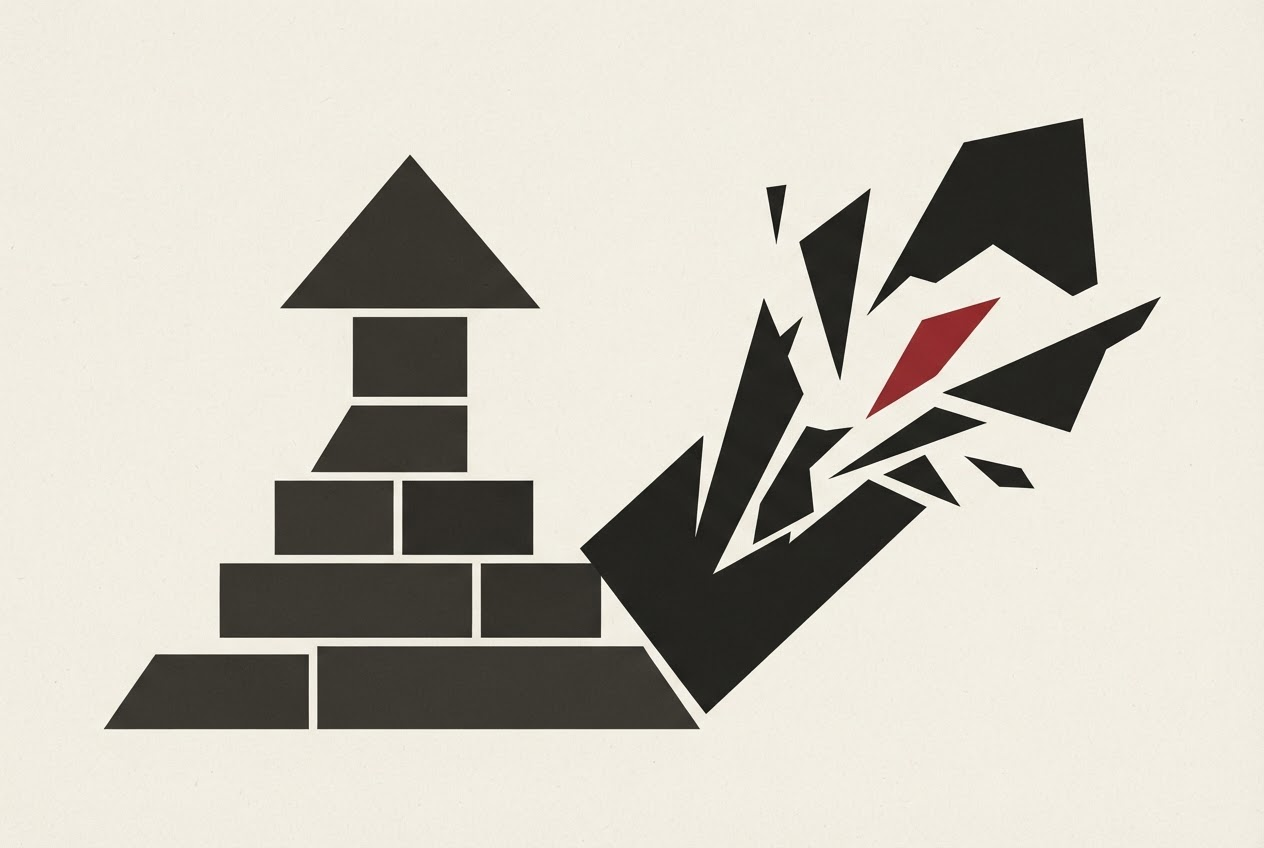 Abstract editorial illustration