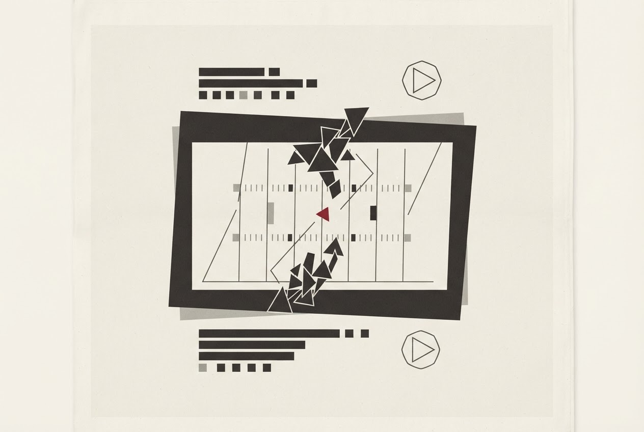 Abstract editorial illustration