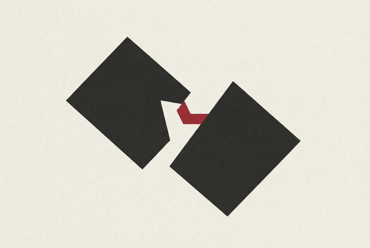 Abstract editorial illustration