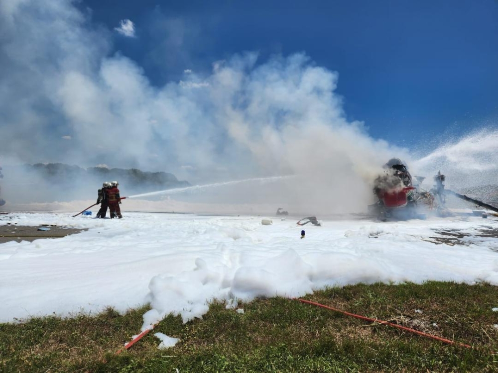 Subang airport runway reopens after helicopter explosion, eight flights diverted