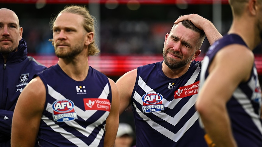 Fremantle's recovery from inexplicable collapse begins by sitting in grief