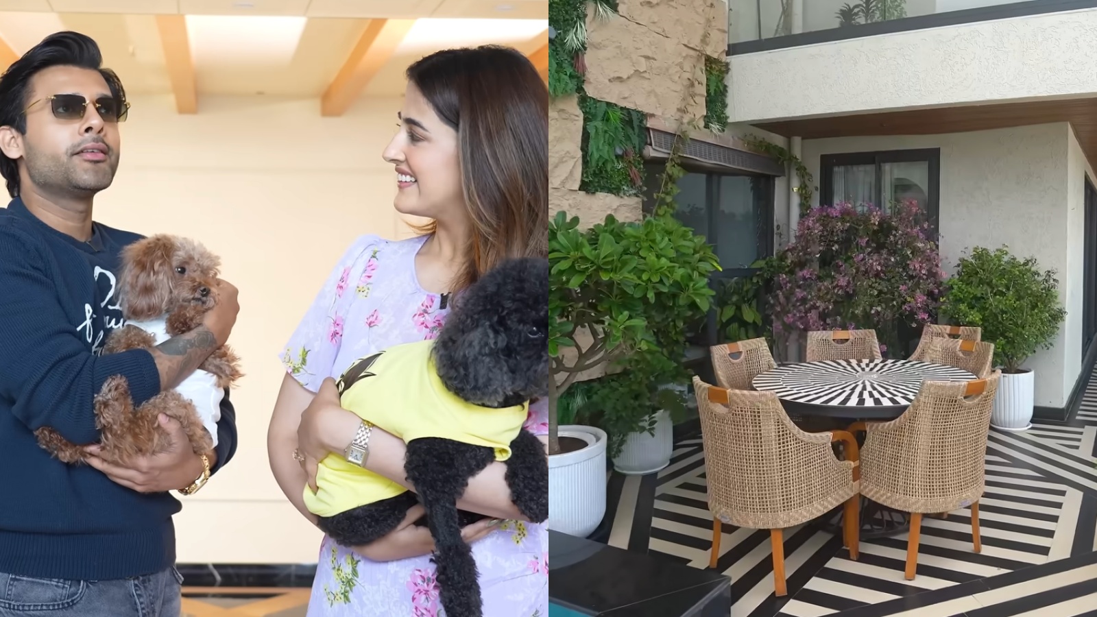 Inside Nupur Sanon and Stebin Ben’s Mumbai home: A blue kitchen, private pool and music room