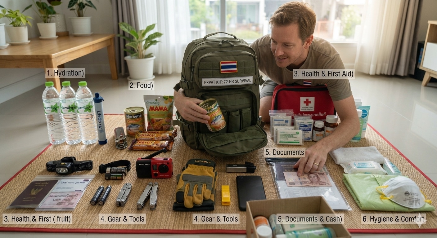 A 72-Hour Emergency Kit for Thai Households