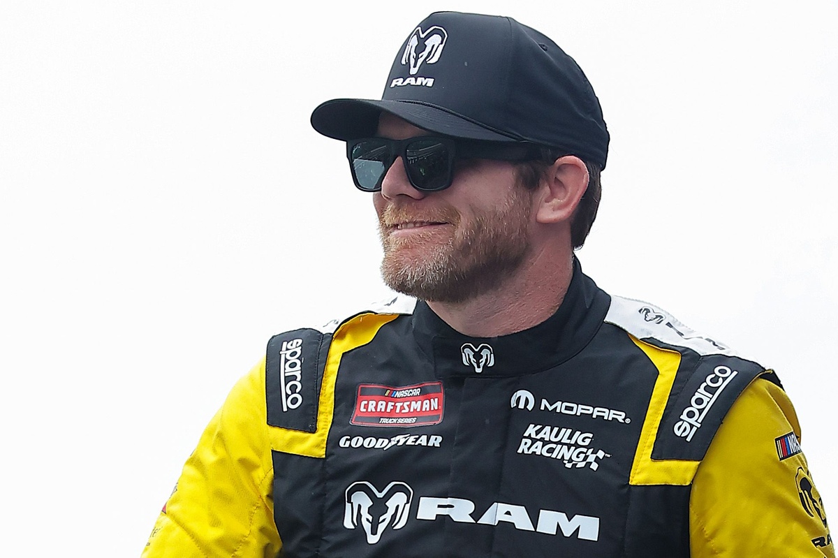 Conor Daly earns career-best NASCAR Truck finish in chaotic Kansas race