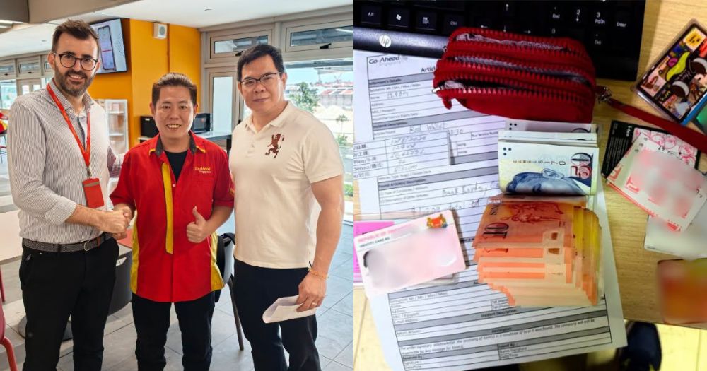 Go-Ahead bus captain finds & returns purse containing S$1,200 in cash