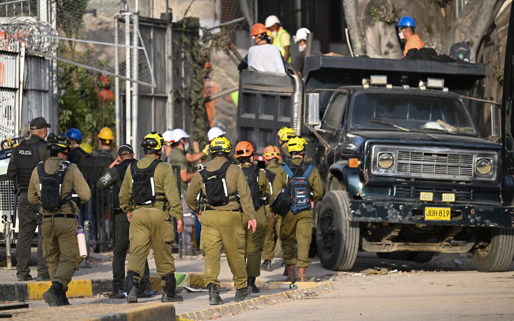 IDF rescue teams join search for survivors after deadly earthquake in Colombia