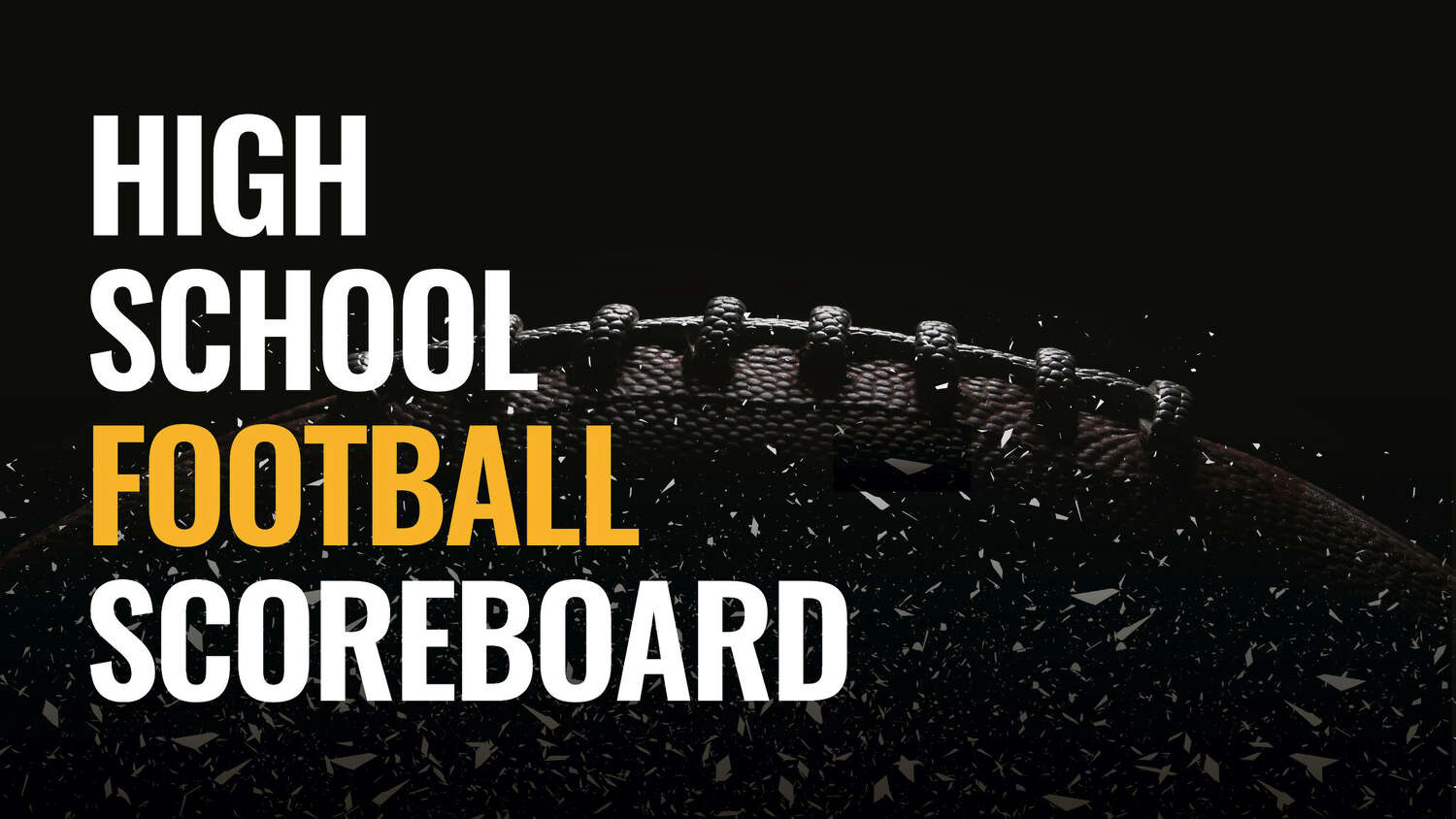 Texas high school football: Saturday's scores from Week 5
