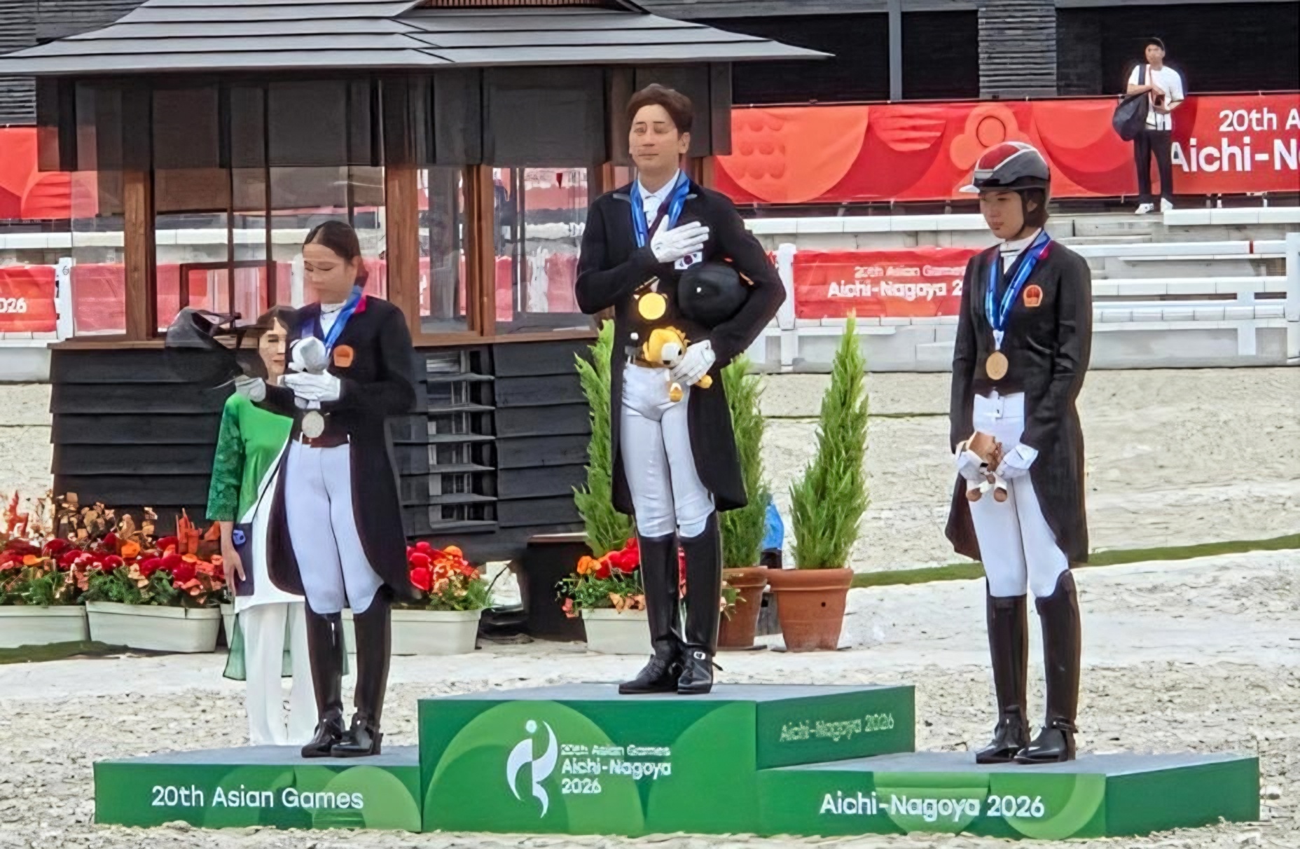 [Asian Games] S. Korea wins gold in equestrian dressage individual