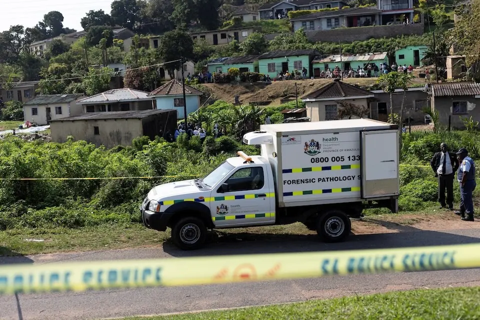 South Africa police launch manhunt after 17 killed in tavern shooting