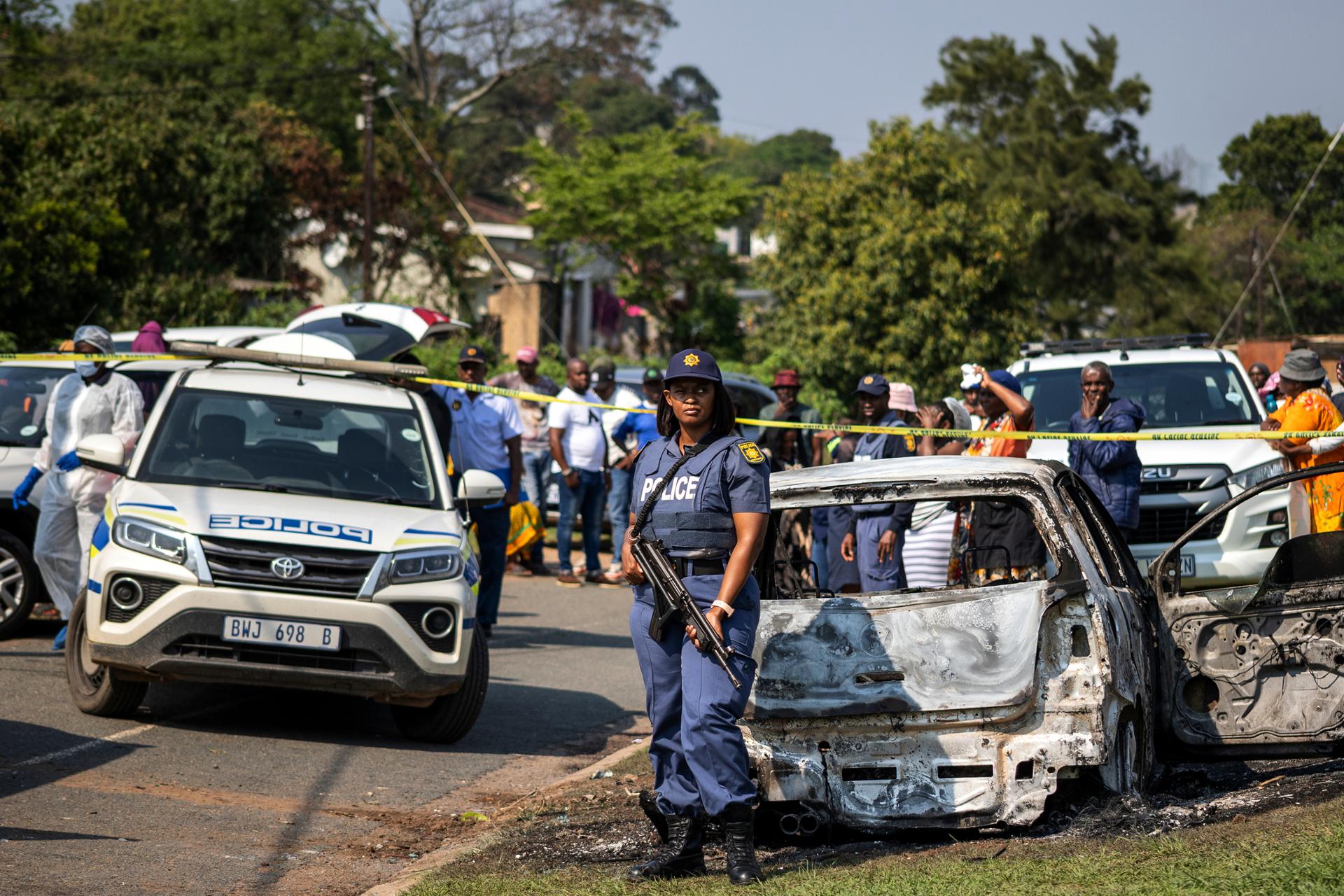 Separate mass shootings in South Africa townships leave at least 27 people dead