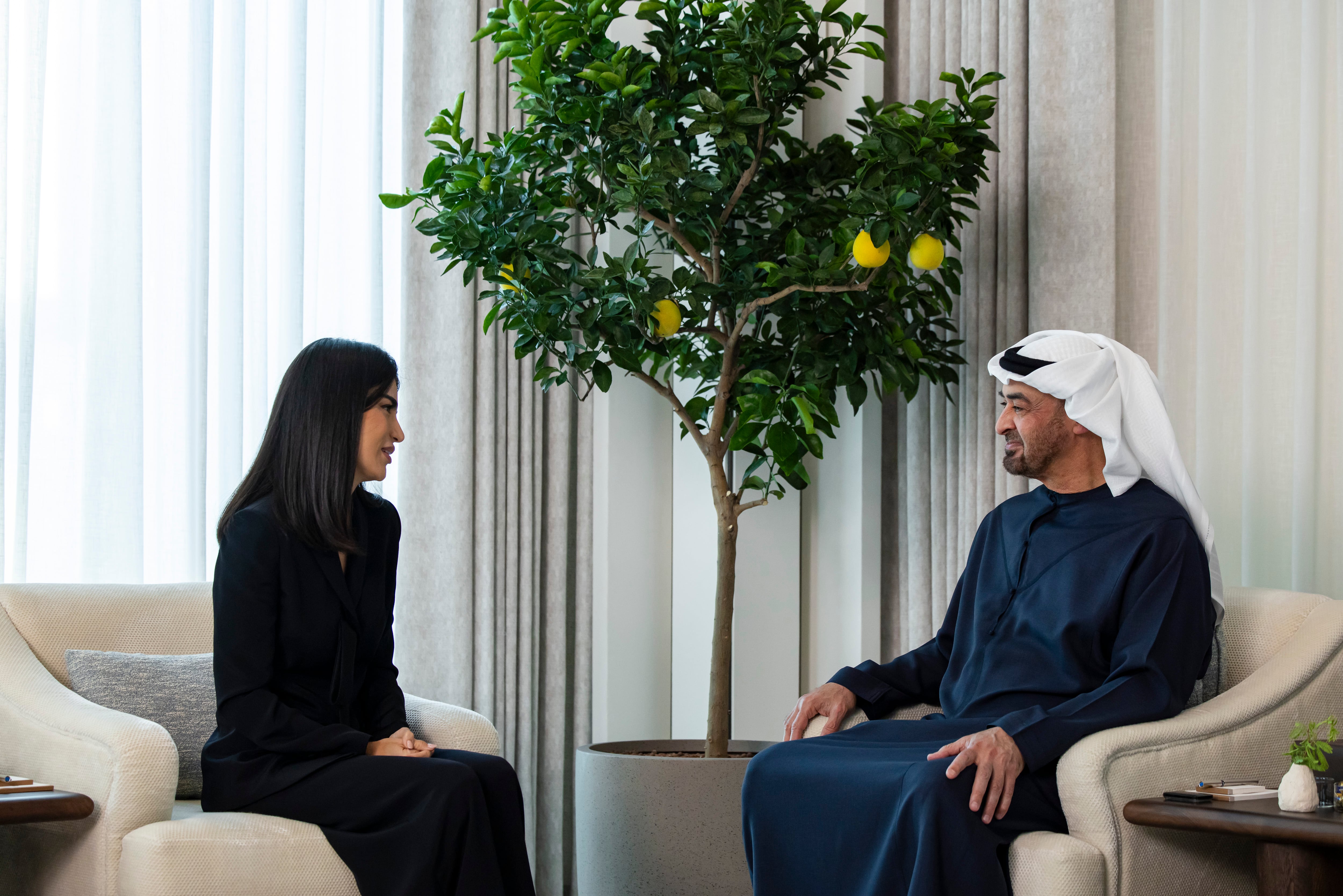 President Sheikh Mohamed holds talks with senior Uzbek official in Abu Dhabi