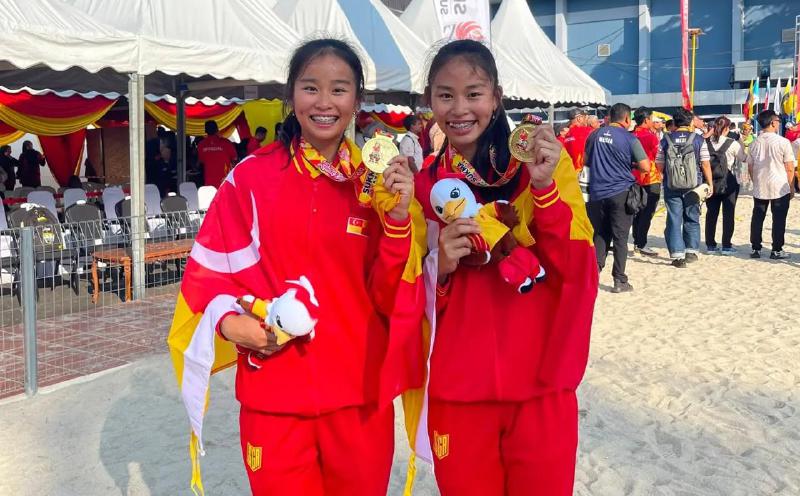 They grew up together, now Selangor sisters are Sukma champions