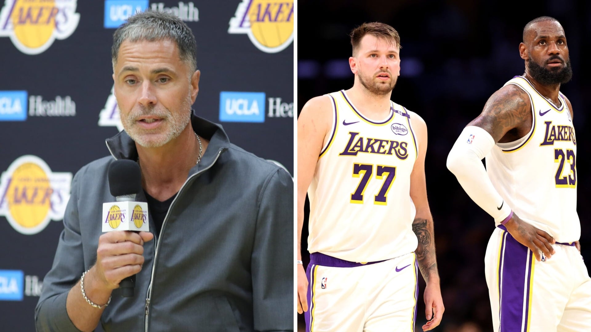 NBA fans feel Rob Pelinka’s Luka Doncic GM clarification is a shot at LeBron James