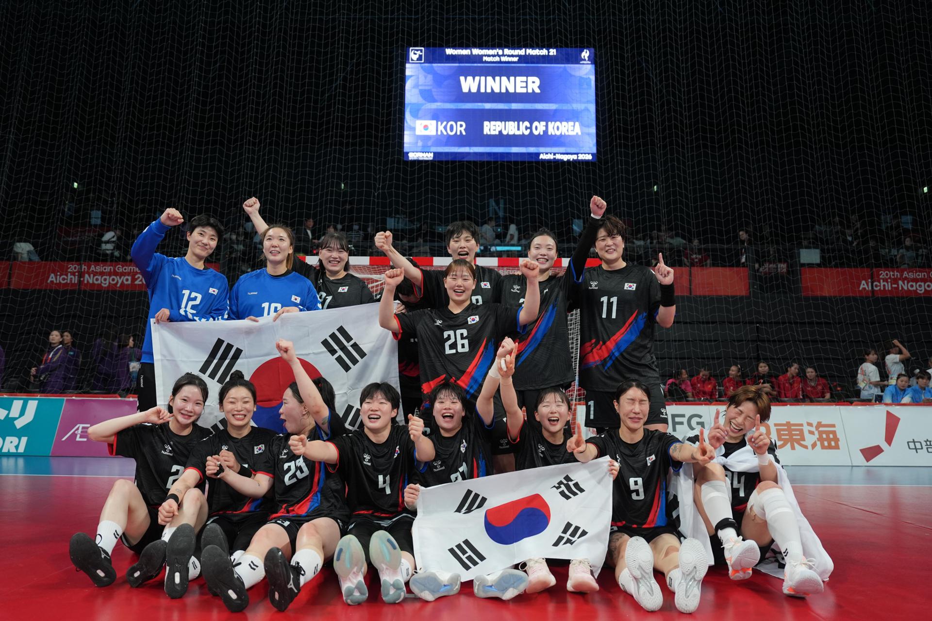 Korea wins gold in women's handball at Asian Games, ending 8-yr drought