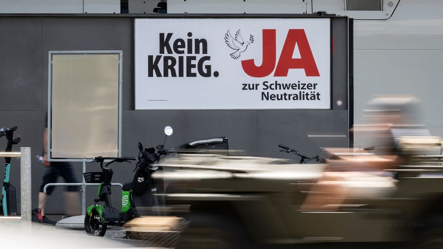 Geopolitics: Forecast: Switzerland votes against stricter neutrality
