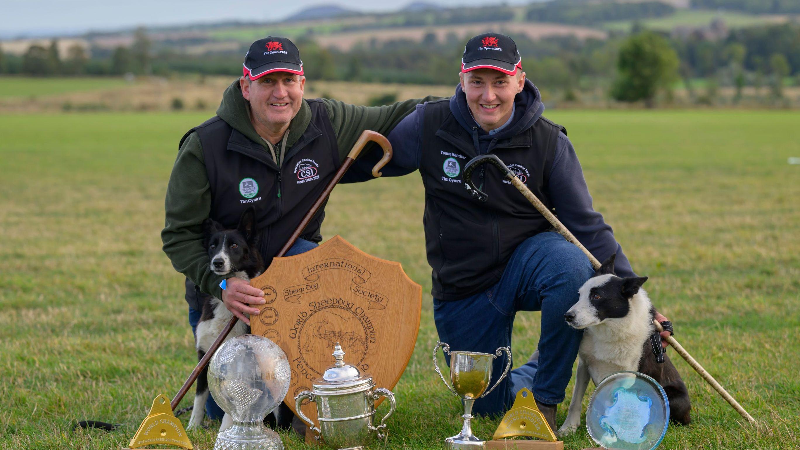 Father and son crowned Sheep Dog World Trial champions