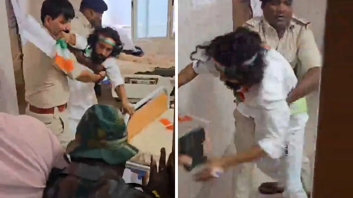 Jharkhand: On Hunger-Strike, Devendra Nath Mahto Stopped From Attending Tiranga Yatra In Ranchi | Video
