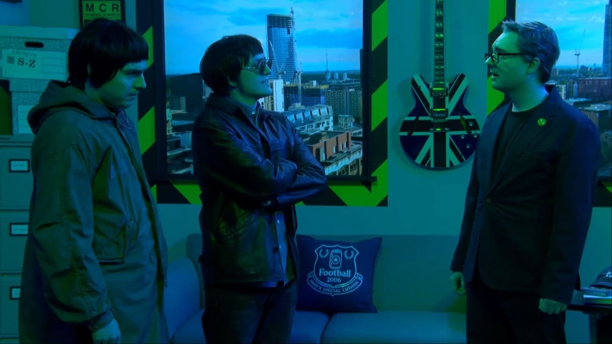 On SNL UK, Oasis steals PM's identity in perhaps the most British sketch ever