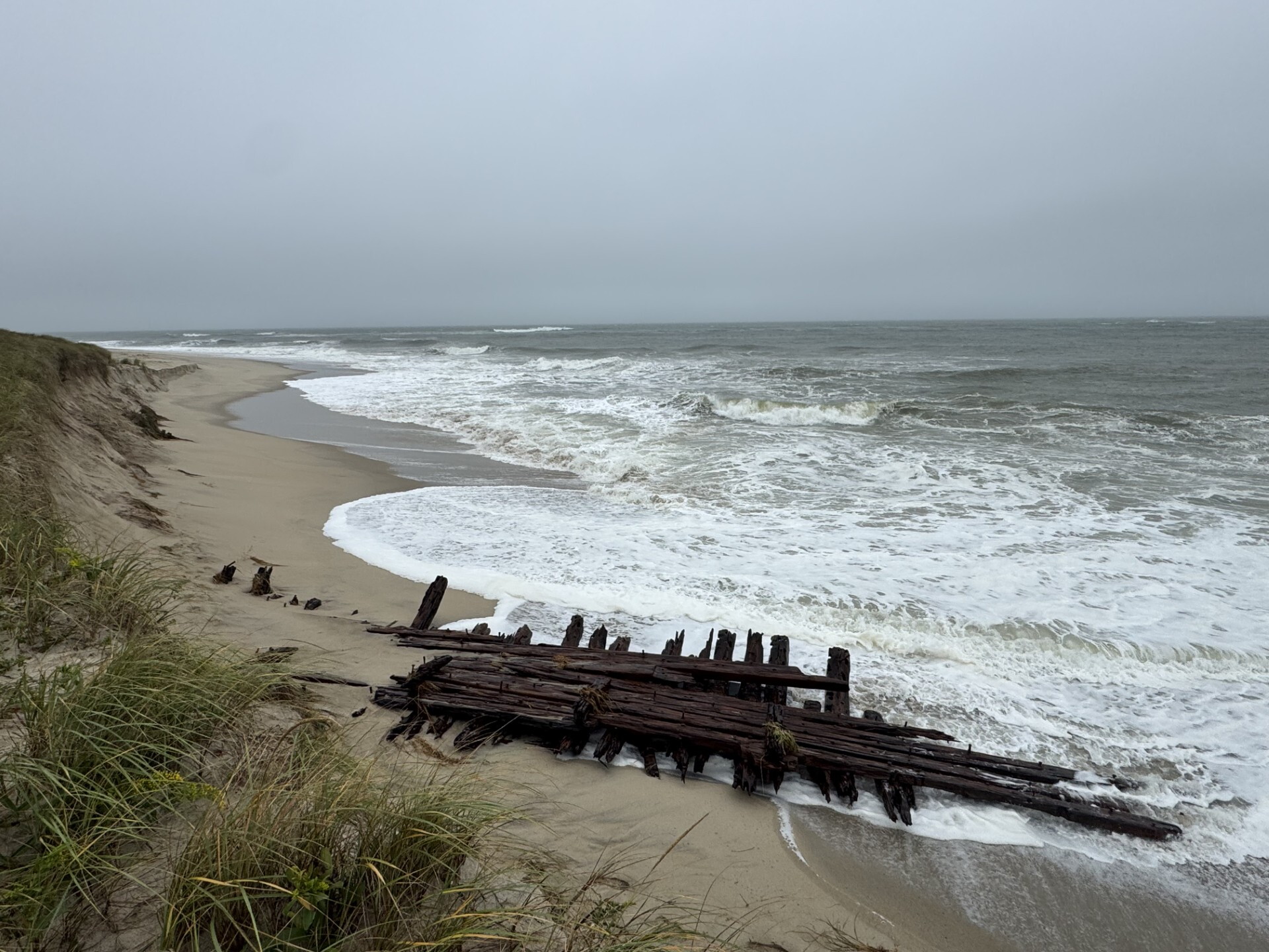 Nantucket shipwreck uncovered by Nor'easter