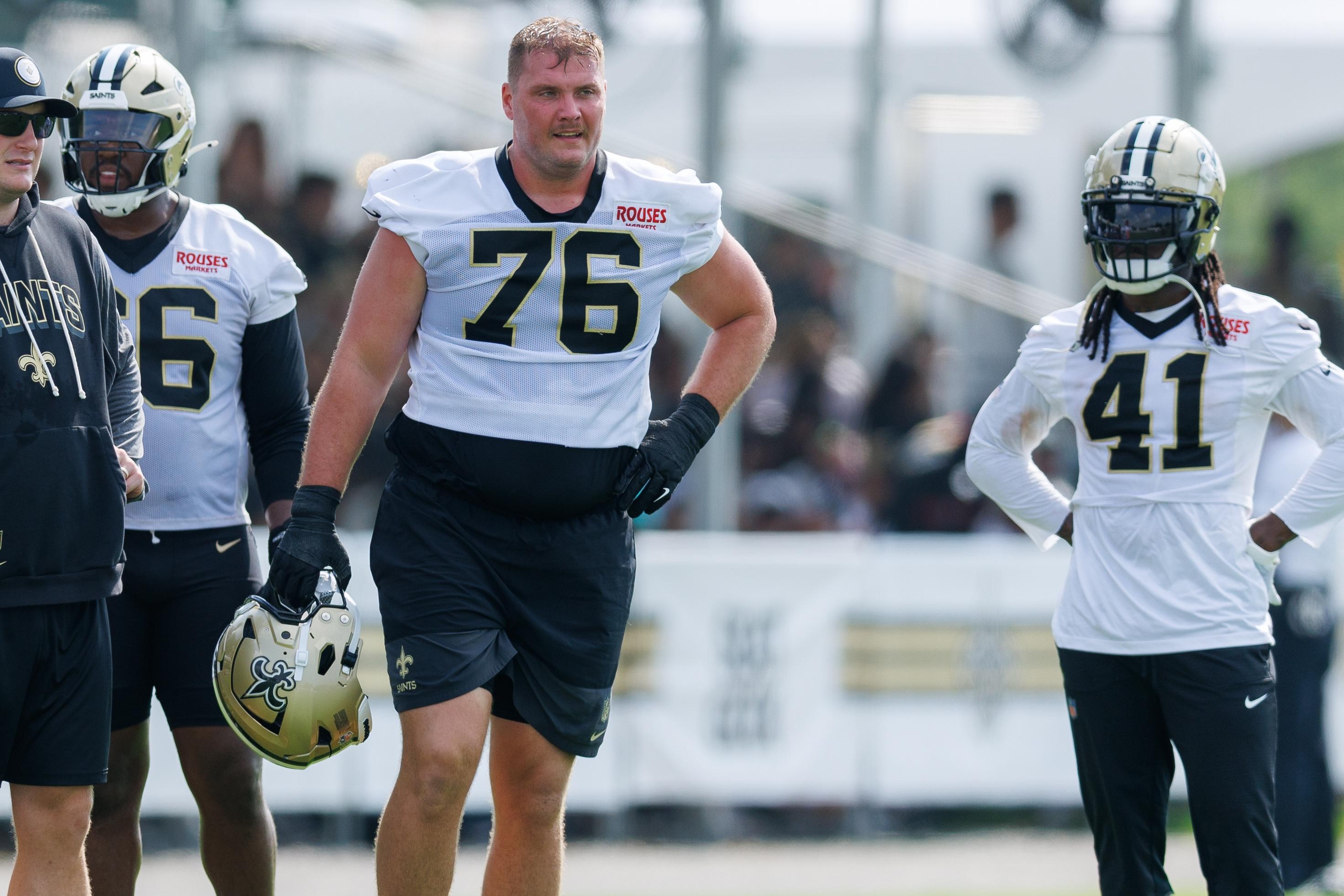 Saints’ new guard explains why the run game is coming together early in camp