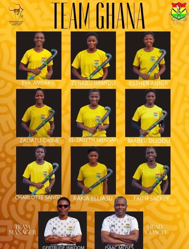 Ghana’s Women’s team ready for inaugural U18 Hockey5s Youth Africa Cup