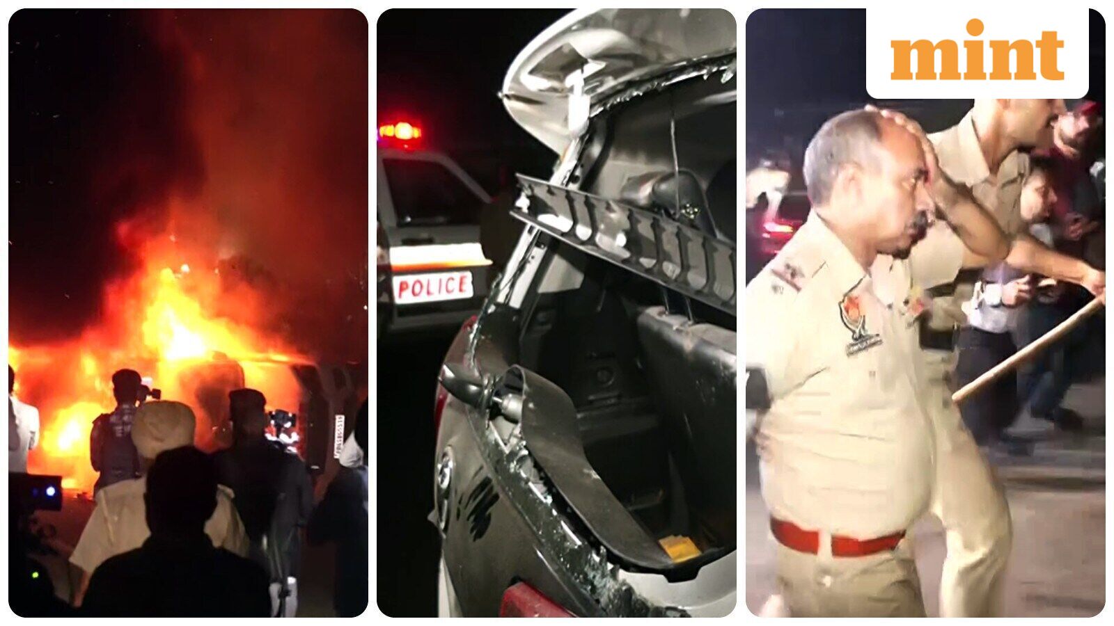 LPU protest turns violent; stones pelted; vehicles set on fire, classes suspended; university releases video | 6 points