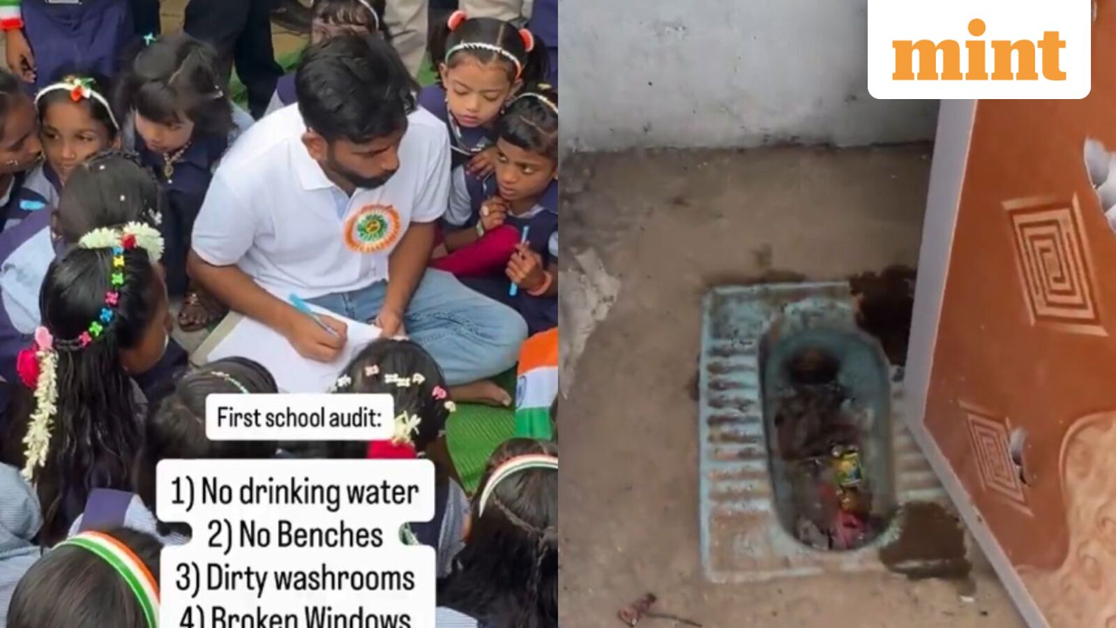 'How can any kid use this toilet?': Dipke launches 'School Thik Karo' campaign, inspects govt school in Maharashtra