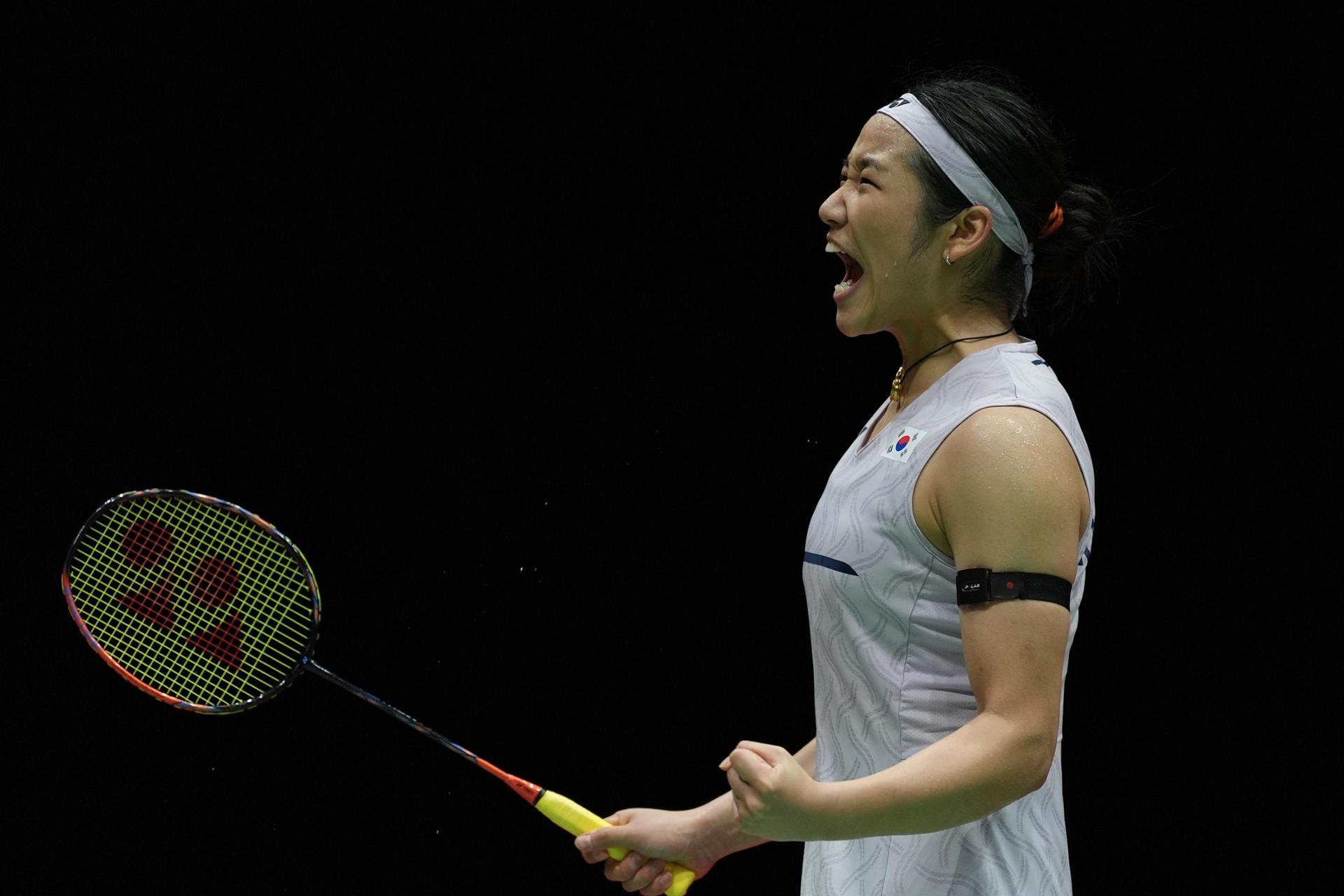 [PHOTOS] Final bound: An Se-young, doubles duo sweep badminton semis